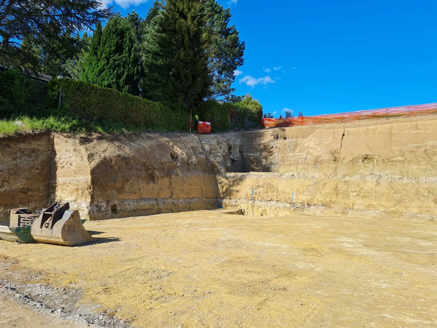 Tiefbau & Erdarbeiten — ausgeführte Arbeit von Lang Gartenbau